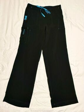 Carhartt Force Cross-Flex Women's Boot Cut Pant - Black with Turquoise
